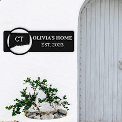 Connecticut Custom Metal Sign