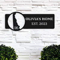 Delaware Custom Metal Sign