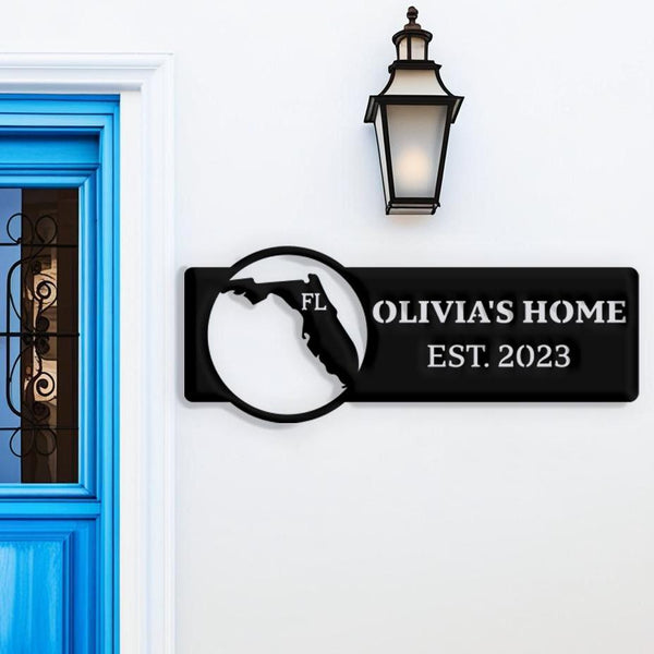 Florida Custom Metal Sign