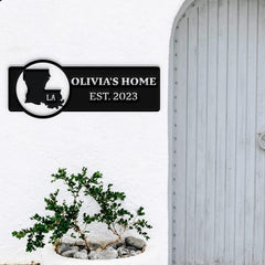 Louisiana Custom Metal Sign