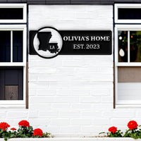 Louisiana Custom Metal Sign