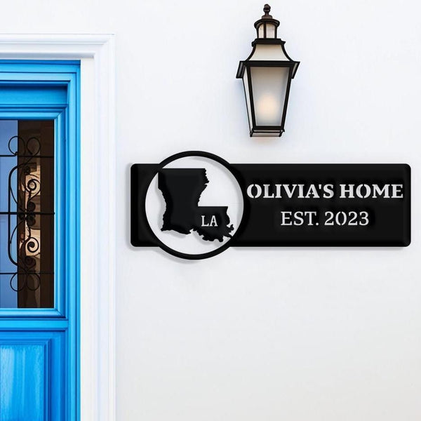 Louisiana Custom Metal Sign