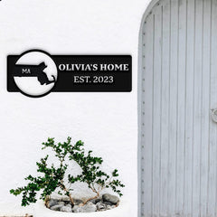 Massachusetts Custom Metal Sign