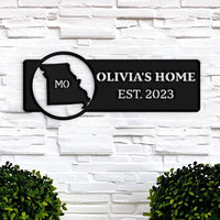 Missouri Custom Metal Sign