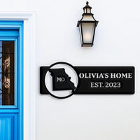 Missouri Custom Metal Sign