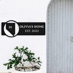 Nevada Custom Metal Sign