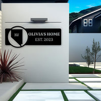 Nevada Custom Metal Sign