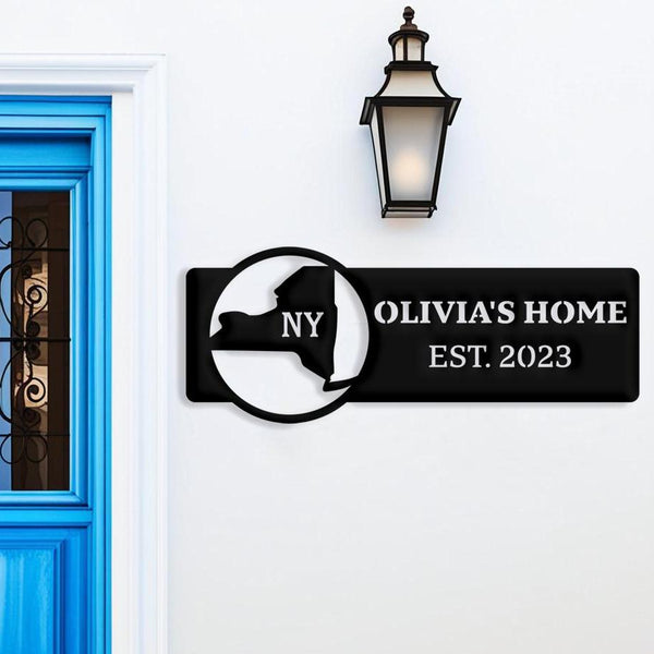 New York Custom Metal Sign