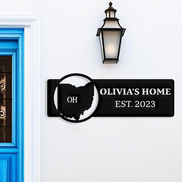 Ohio Custom Metal Sign