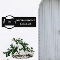 Oregon Custom Metal Sign