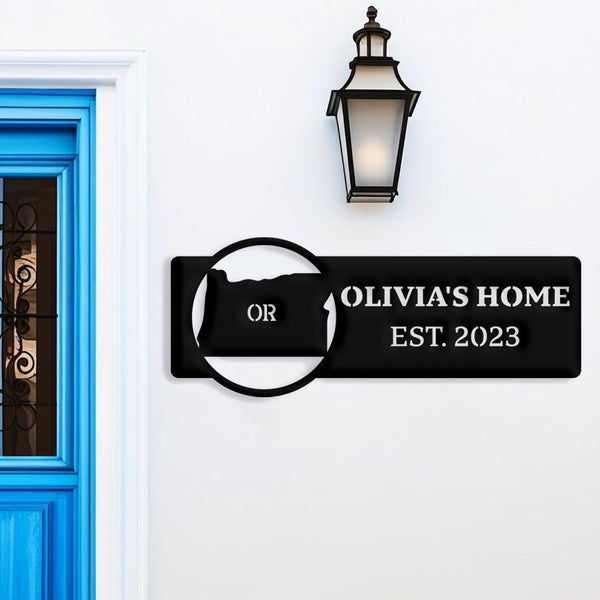 Oregon Custom Metal Sign