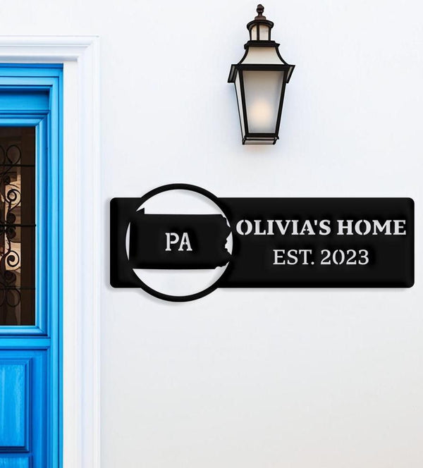 Pennsylvania Custom Metal Sign