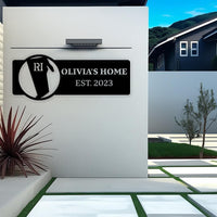 Rhode Island Custom Metal Sign