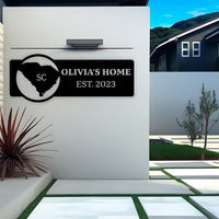 South Carolina Custom Metal Sign