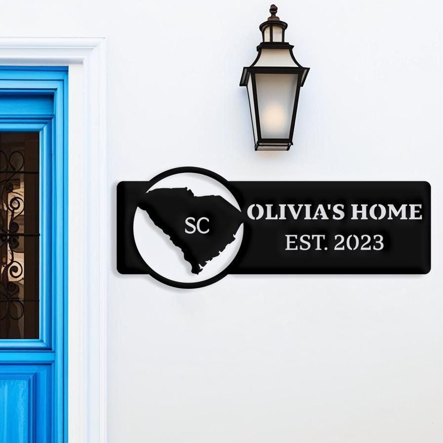South Carolina Custom Metal Sign