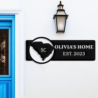 South Carolina Custom Metal Sign