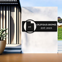 Utah Custom Metal Sign