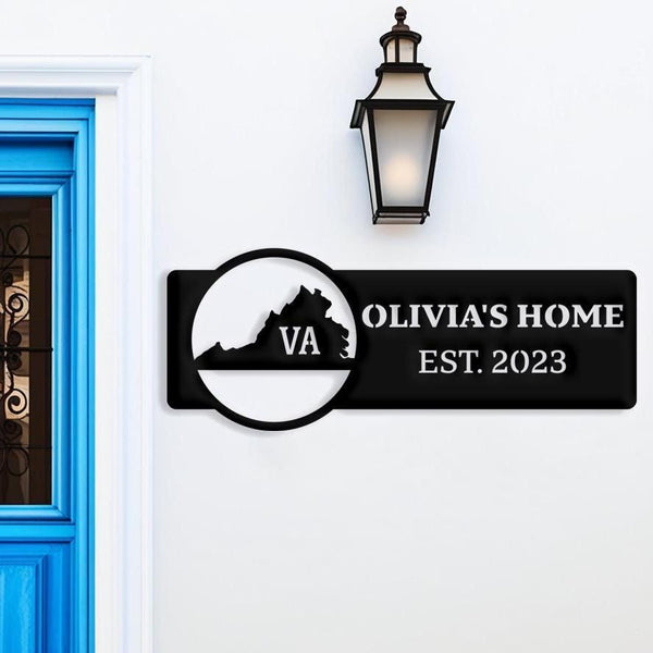 Virginia Custom Metal Sign