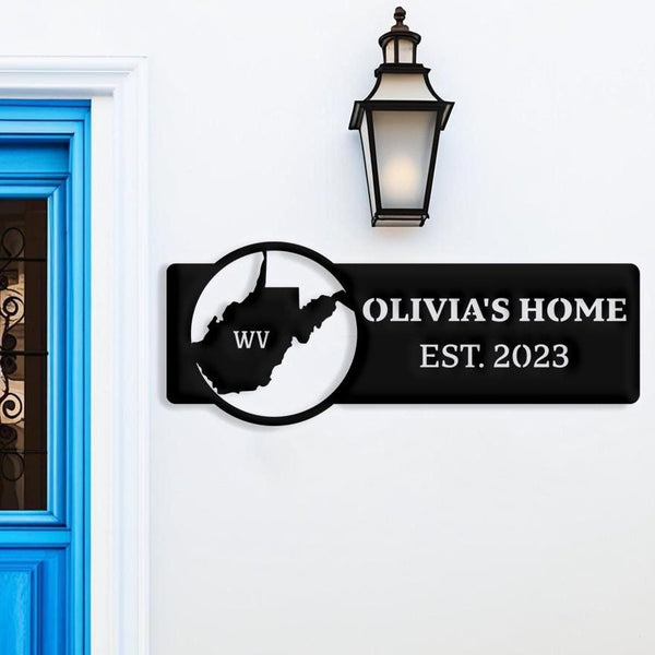 West Virginia Custom Metal Sign