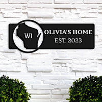 Wisconsin Custom Metal Sign