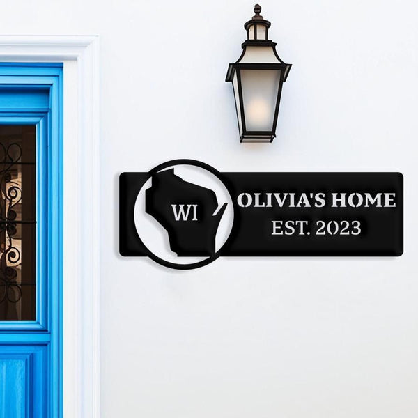 Wisconsin Custom Metal Sign