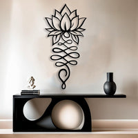 Lotus Flower Metal Wall Decor