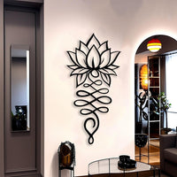 Lotus Flower Metal Wall Decor