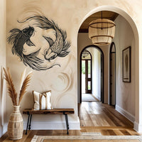 Koi Fish Metal Wall Art
