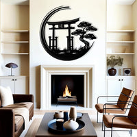 Zen Torii Gate Metal Wall Art