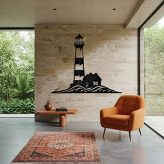 Coastal Lighthouse Metal Wall Art