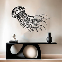 Abstract Jellyfish Metal Wall Art