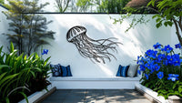 Abstract Jellyfish Metal Wall Art
