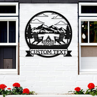 Custom Fire Pit Metal Sign