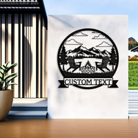 Custom Fire Pit Metal Sign
