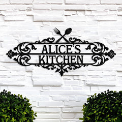 Custom Kitchen Metal Sign