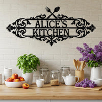 Custom Kitchen Metal Sign