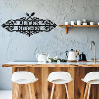 Custom Kitchen Metal Sign