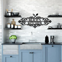 Custom Kitchen Metal Sign