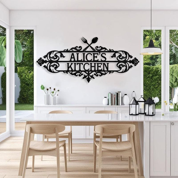 Custom Kitchen Metal Sign
