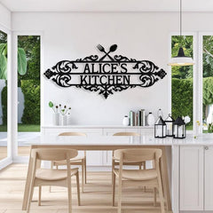 Custom Kitchen Metal Sign