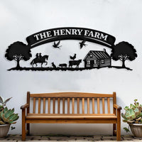 Custom Farm Metal Sign