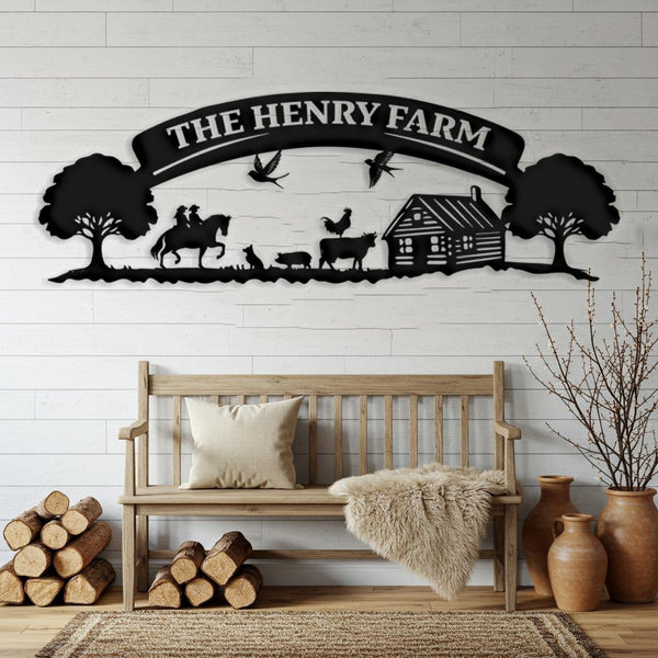 Custom Farm Metal Sign