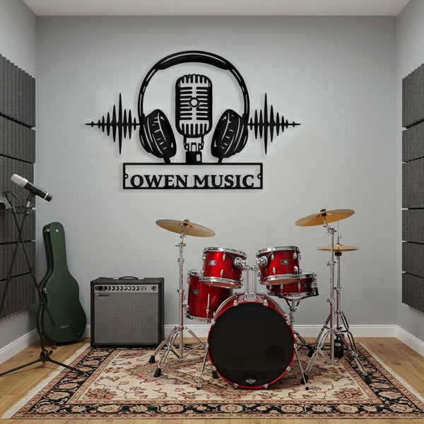 Custom Music Audio Studio Signs