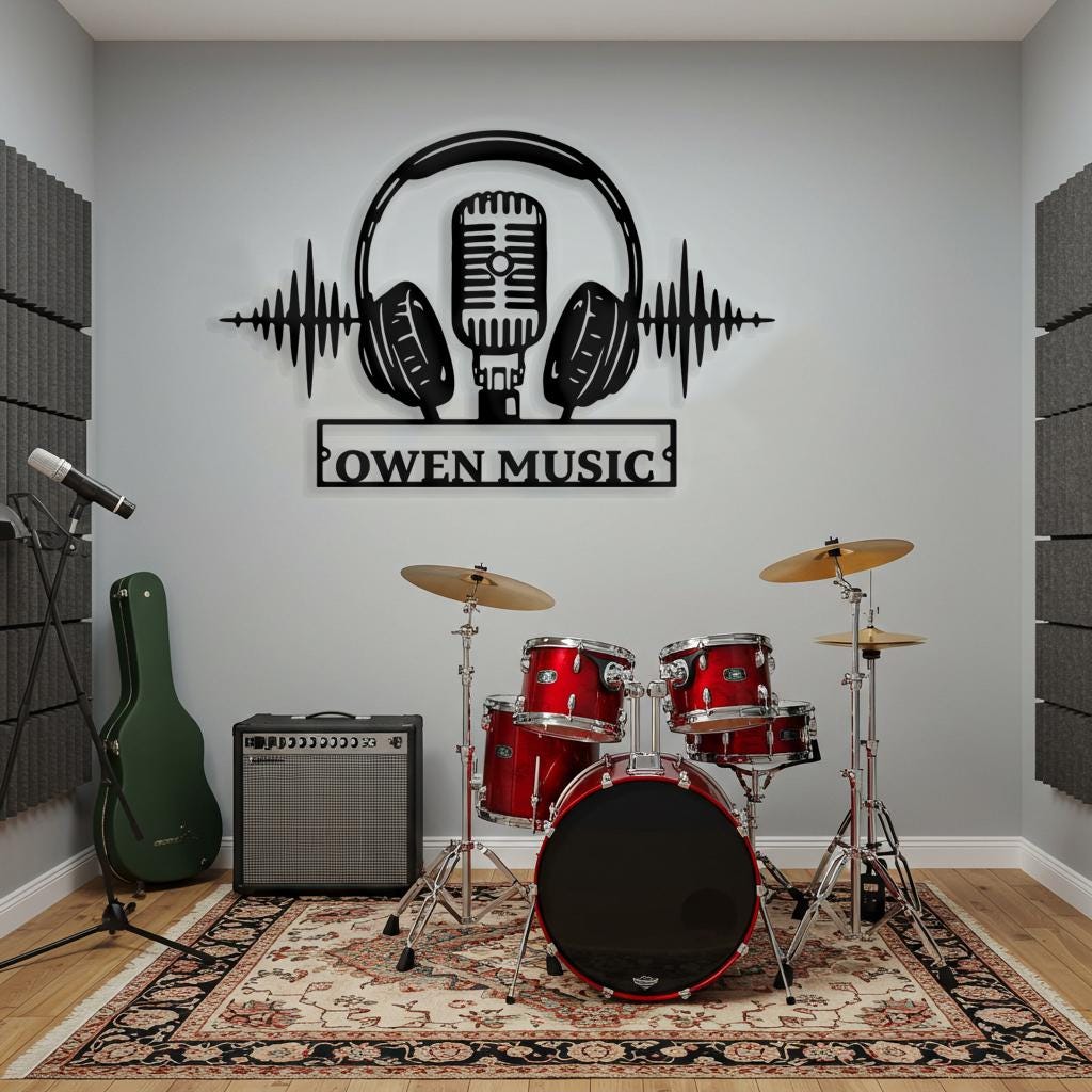 Custom Music Audio Studio Signs