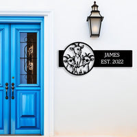 Funny Goats Custom Metal Sign