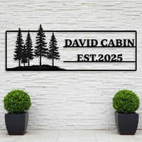 Custom Cabin Sign