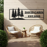 Custom Cabin Sign