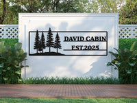 Custom Cabin Sign