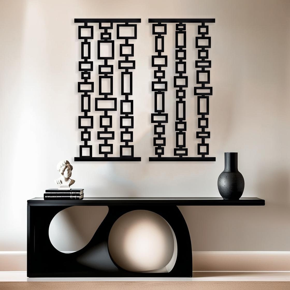 Mid Century Modern Metal Wall Art