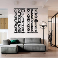 Mid Century Modern Metal Wall Art
